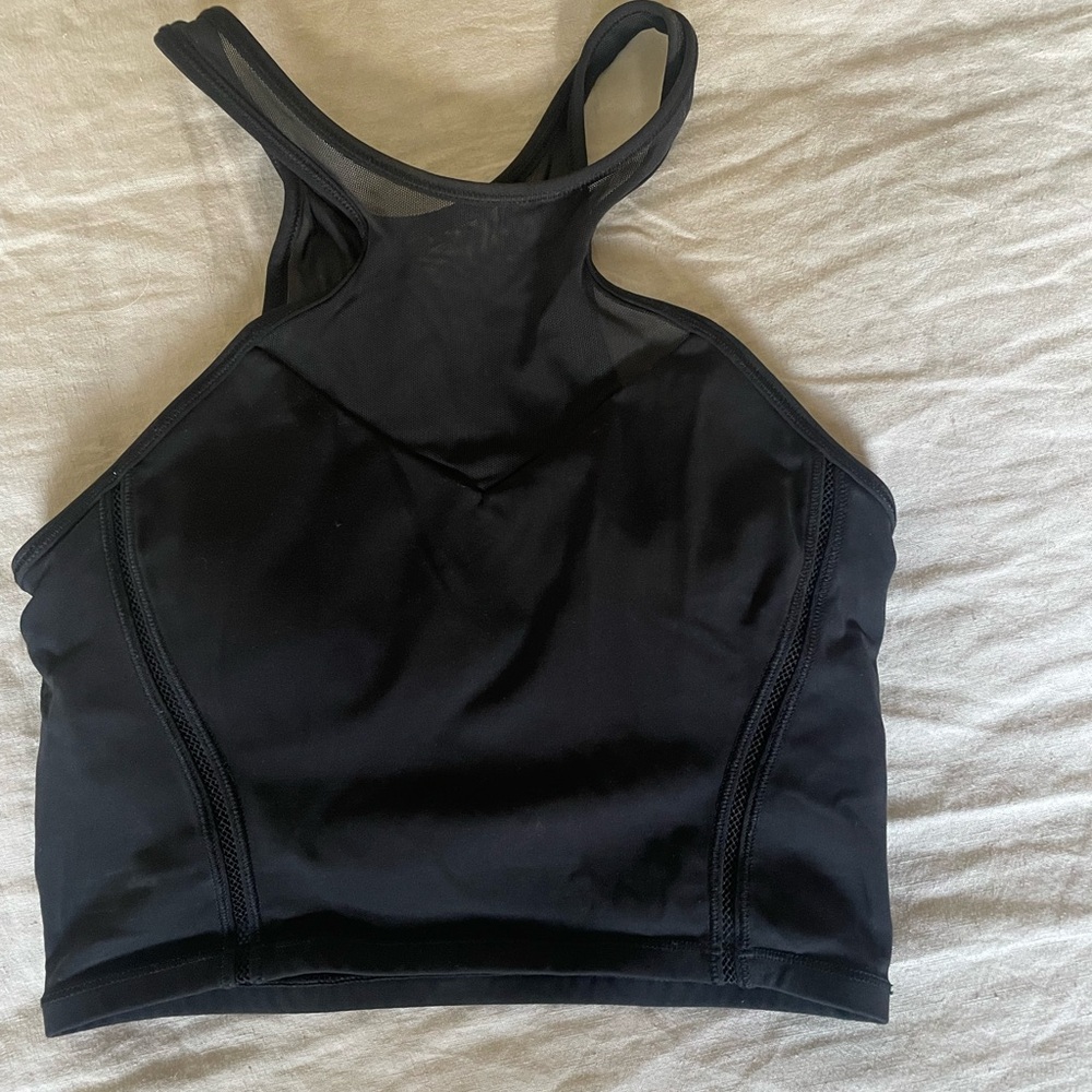 Black Women's Lululemon Crop Tank